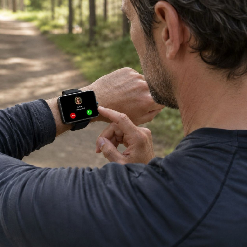 Orlixo chiamate Bluetooth e messaggi dal polso